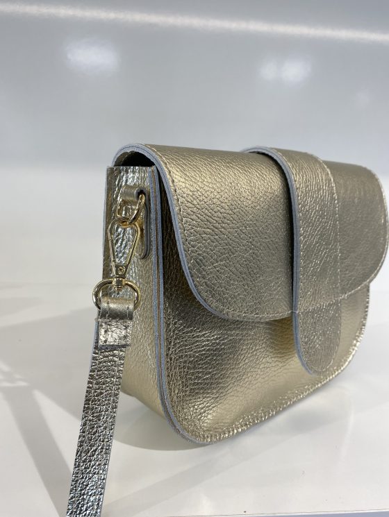 Maan Tas Leer Goud T230 - Afbeelding 2