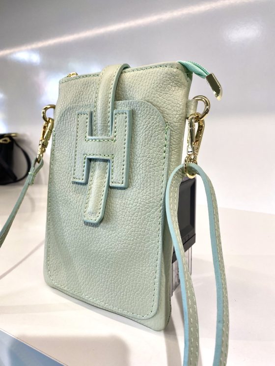 Tas Leer Mint H-Gesp T242 - Afbeelding 3