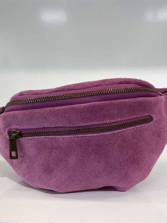 Crossbody Tas Suede Magenta T246 - Afbeelding 4