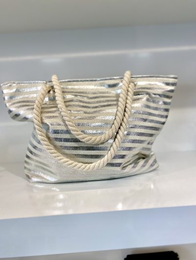 Strandtas Zilver/Zand T510