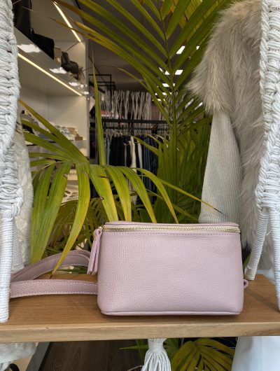 Giuliano Tas Leer Roze T262