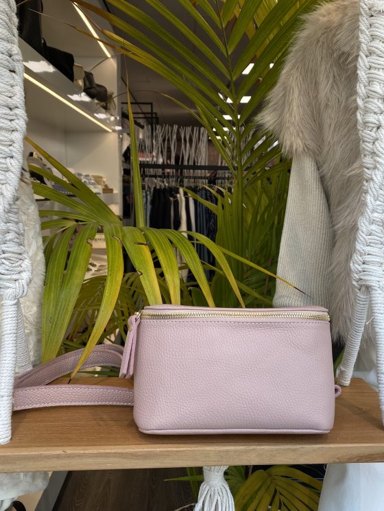 Giuliano Tas Leer Roze T262