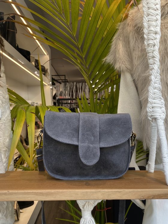 Maan Tas Suede Grijs T230