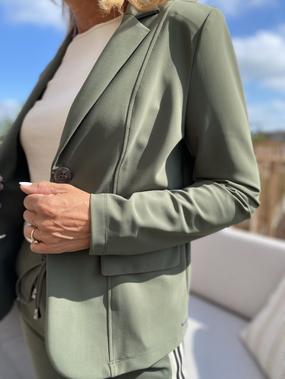 Mi Piace Bonded Travelstof Blazer 202646 deep depth - Afbeelding 2