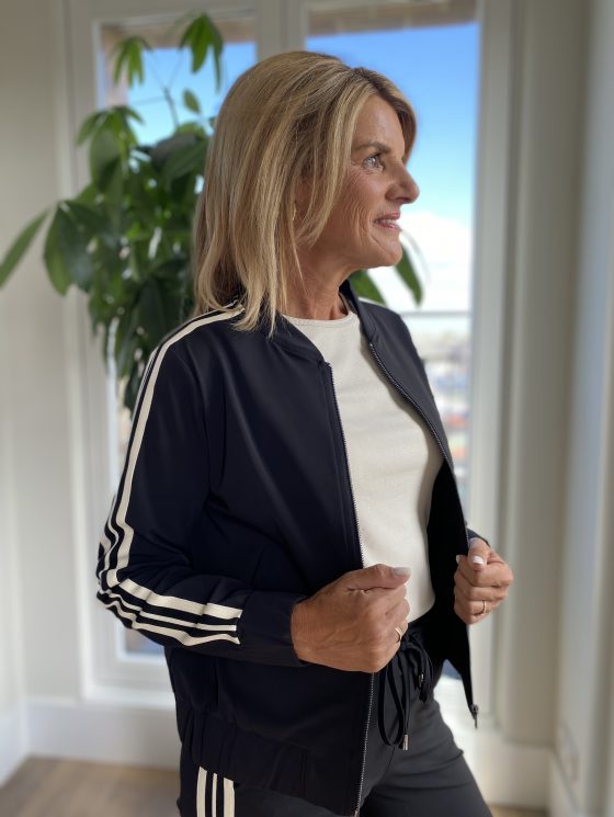 Mi Piace Travelstof Bomber Jack Tape 202670 zwart