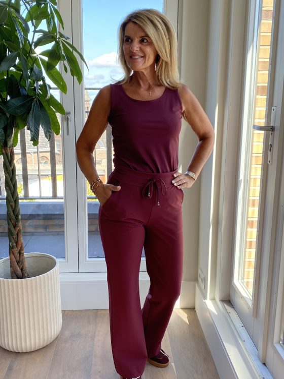 Mi Piace Travelstof Top burgundy 202027 - Afbeelding 2