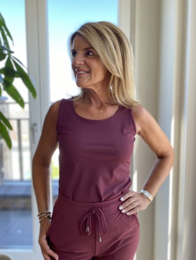 Mi Piace Travelstof Top burgundy 202027