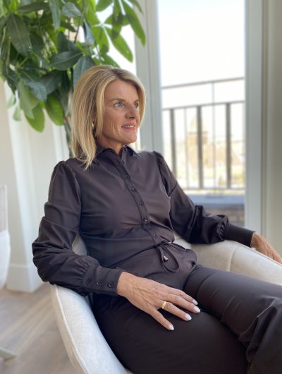 Mi Piace Travel Blouse Roos 202037 espresso