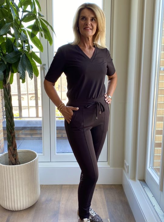 Mi Piace Travelbroek dikkere kwaliteit 202134 espresso let op levertijd