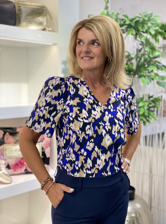 Lady Day Travelstof Aya Top faye print
