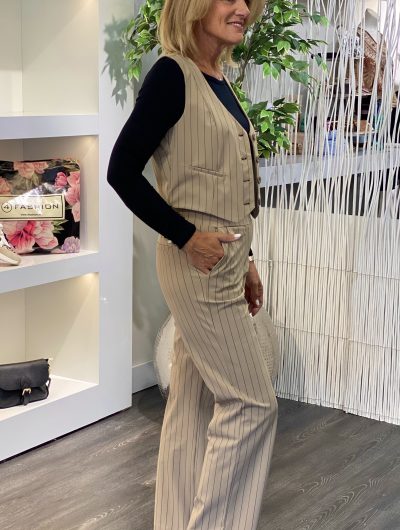 Lady Day Travelstof Milana Broek kaitlyn stripe