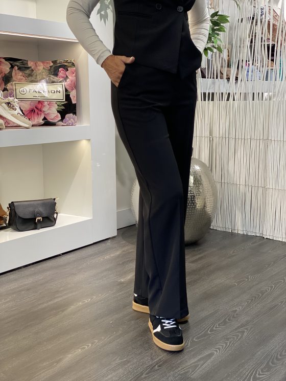 Fashion Wijde Broek 0419 zwart - Afbeelding 3
