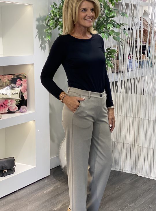 Freequent Nanni Broek desert taupe melange
