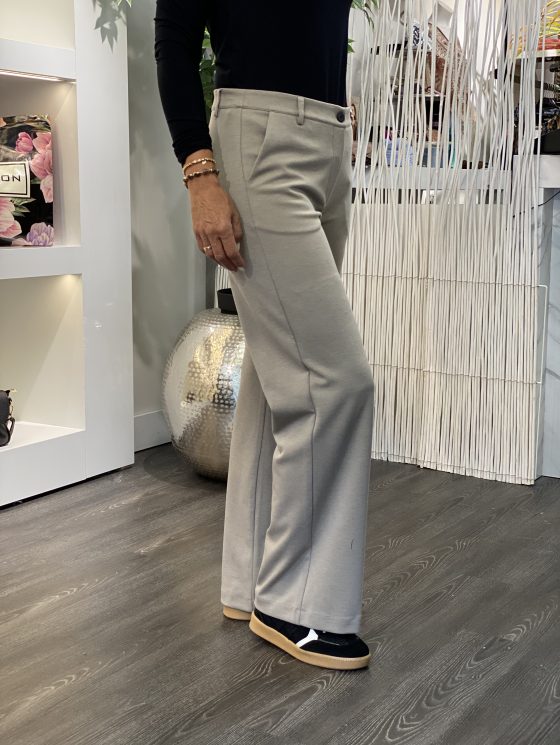 Freequent Nanni Broek desert taupe melange - Afbeelding 3