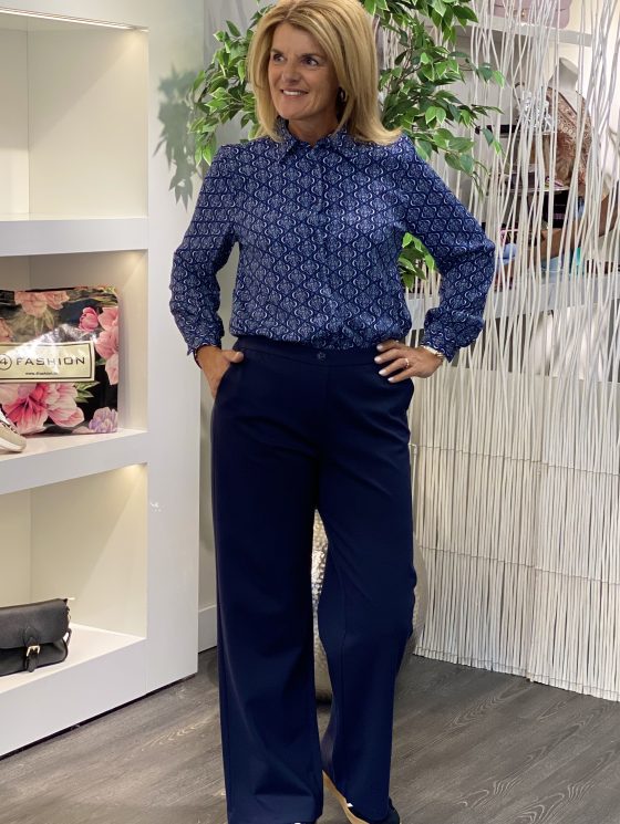 Maicazz Zizo Pattiwide Broek donkerblauw - Afbeelding 2