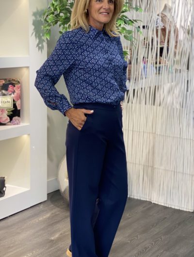 Maicazz Zizo Pattiwide Broek donkerblauw