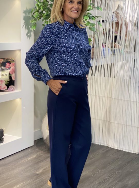 Maicazz Zizo Pattiwide Broek donkerblauw