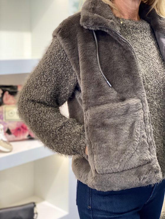 Freequent Fony Vest morel - Afbeelding 3