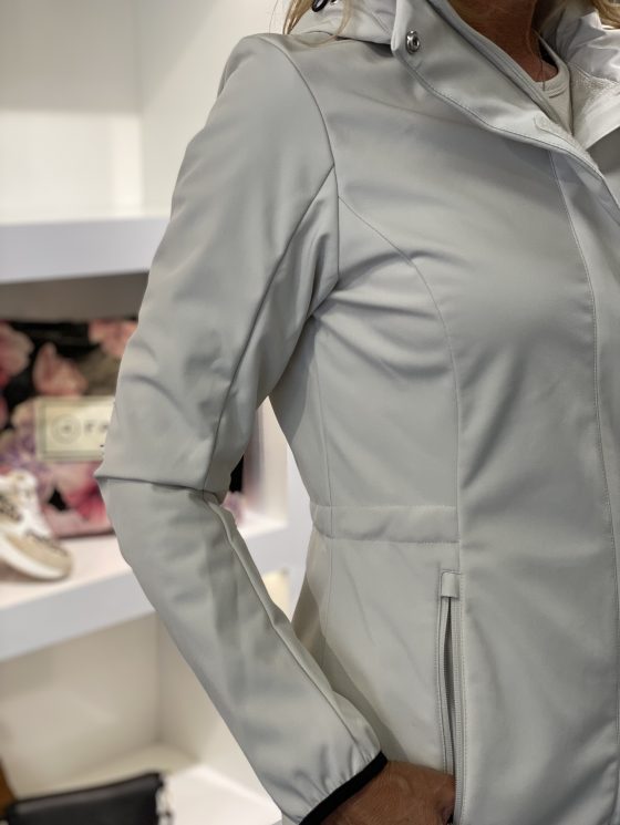 Luhta Iloniemi Softshell Jas creme - Afbeelding 4