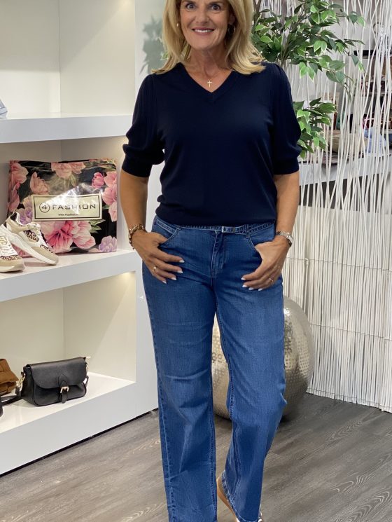 Red Button Claudette jeans  & Belt Broek L33 stone used - Afbeelding 2