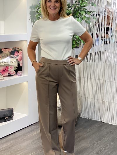 Red Button Colette Punta Elastic WB Broek warm taupe