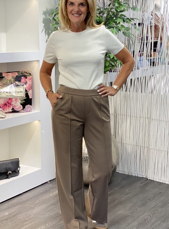 Red Button Colette Punta Elastic WB Broek warm taupe