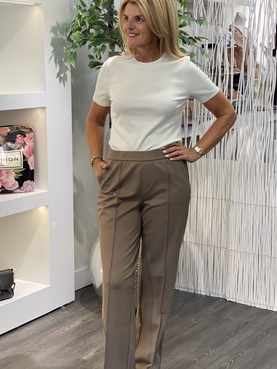 Red Button Colette Punta Elastic WB Broek warm taupe - Afbeelding 2