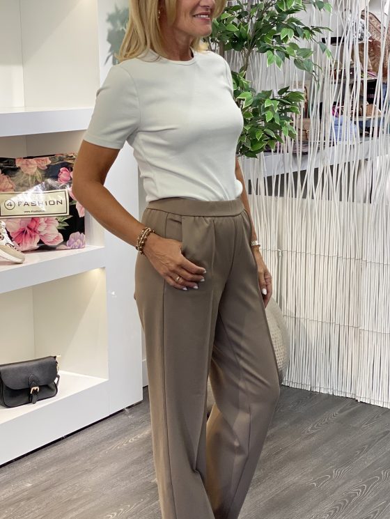 Red Button Colette Punta Elastic WB Broek warm taupe - Afbeelding 3