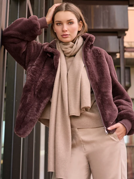 Rino & Pelle Ambra Jacket chocolate bean jas