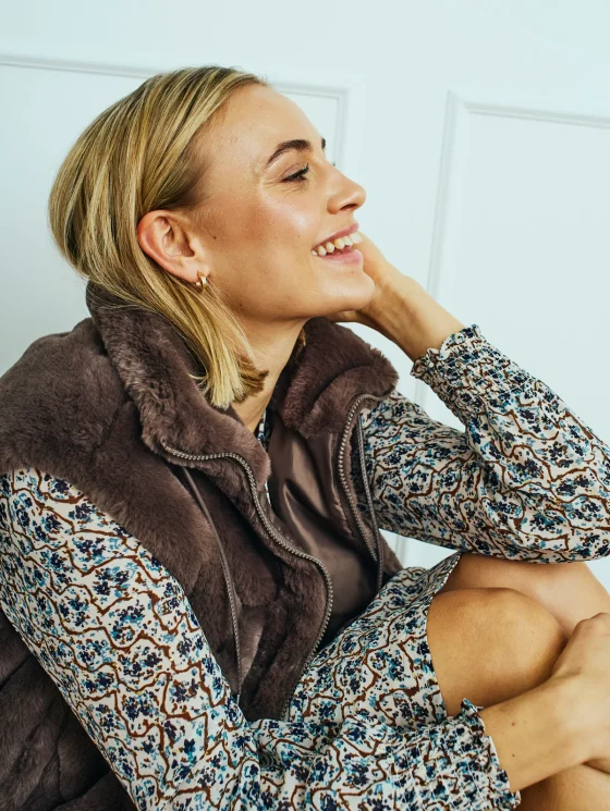 Freequent Fony Vest morel - Afbeelding 5