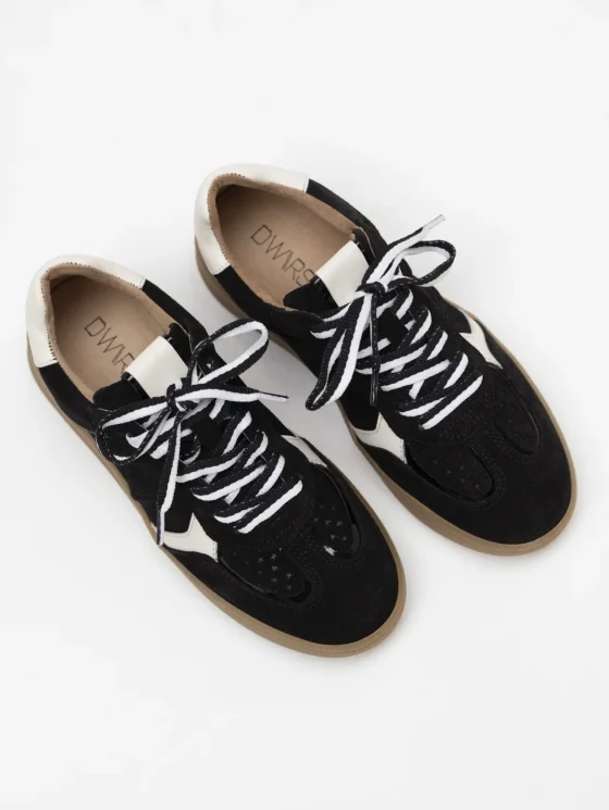 DWRS Mirabel Verniz Sneaker zwart offwhite - Afbeelding 3
