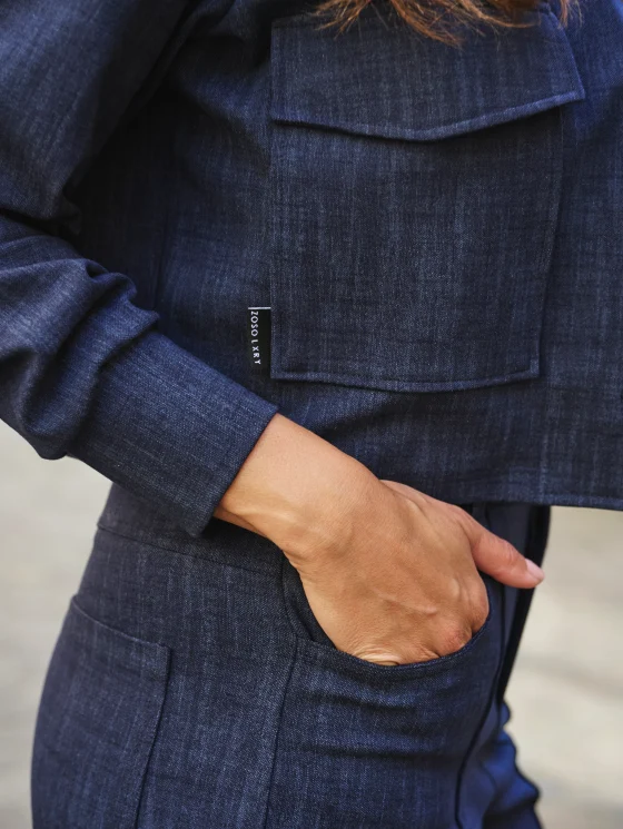 Zoso Susan Jacket navy denim - Afbeelding 3