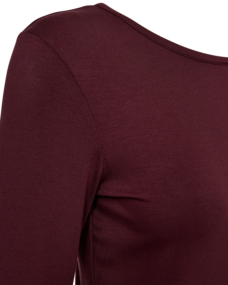 Freequent Liana Top port royale burgundy - Afbeelding 5