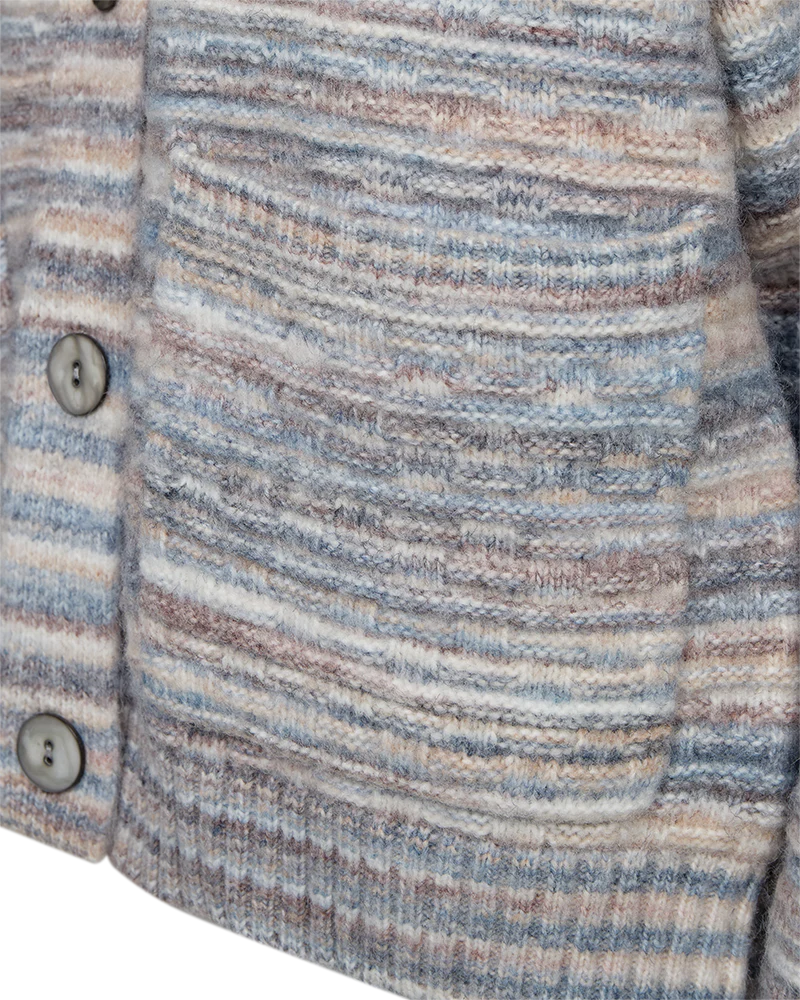 Freequent Grsclas Vest star offwhite w. baby blue - Afbeelding 3