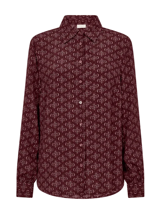 Freequent Lovy Blouse port royale w. moonbeam - Afbeelding 4