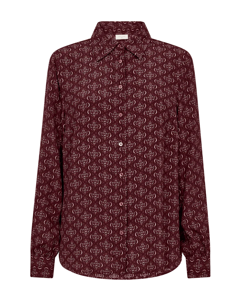 Freequent Lovy Blouse port royale w. moonbeam - Afbeelding 4