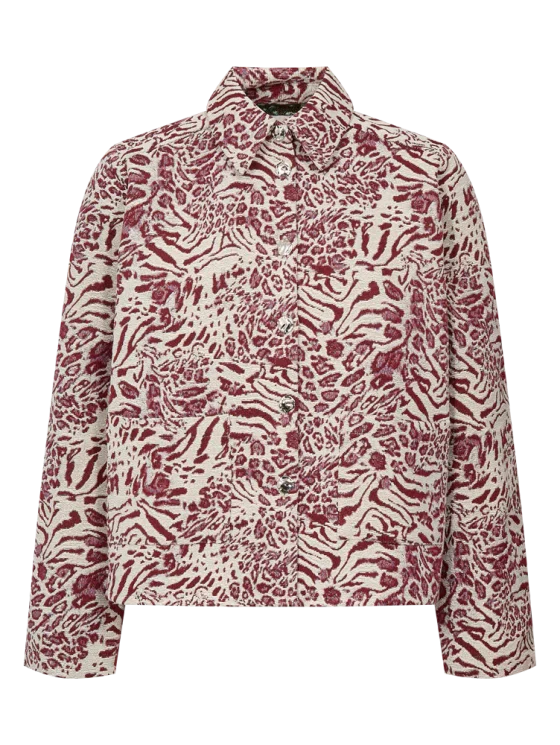 Freequent Jady Jacket moonbeam w. port royale - Afbeelding 7