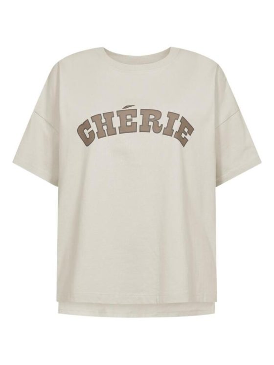 Freequent Carol Tee moonbeam w. desert taupe - Afbeelding 5