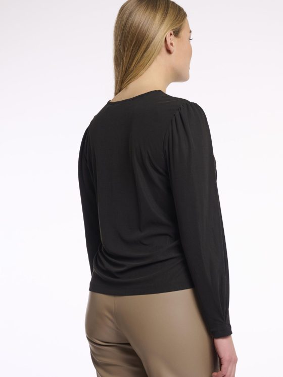 Rino & Pelle Caily Top zwart - Afbeelding 3