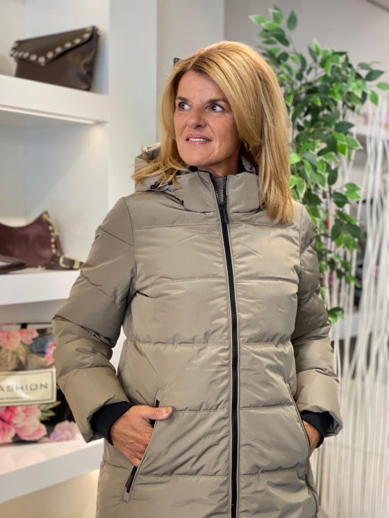 Covered Lange Winterjas Julia brindle - Afbeelding 8