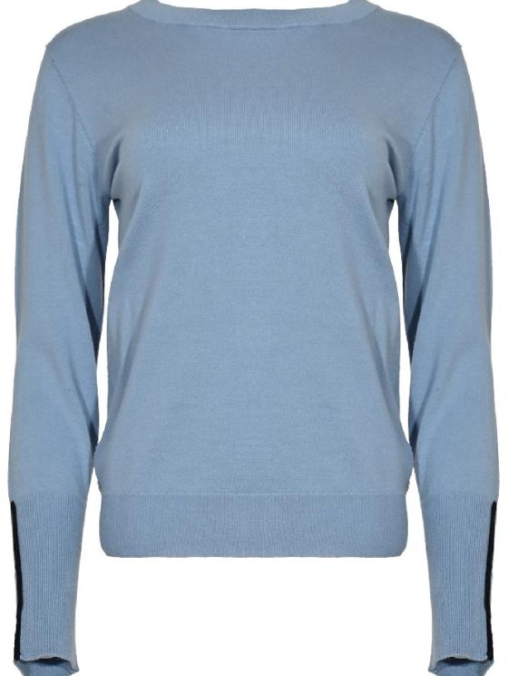 Maicazz Plume Sweater faded blue