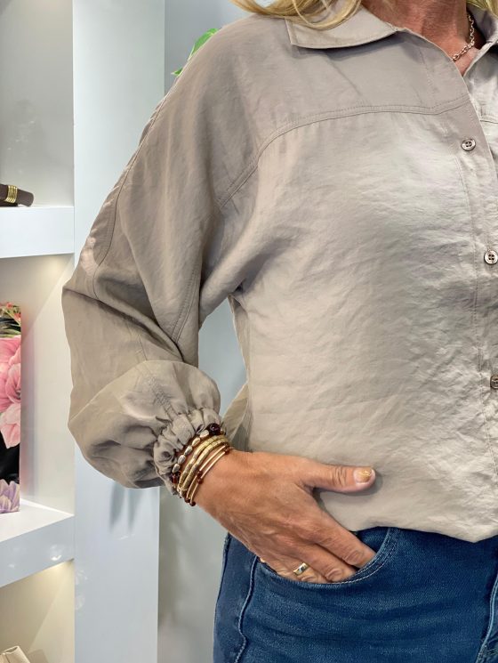 Zoso Lisa Blouse mocha - Afbeelding 3