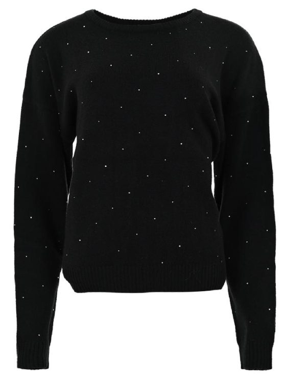 Maicazz Pepita Sweater zwart