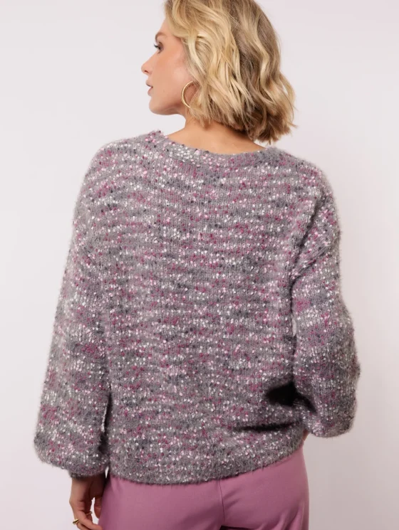 Fluresk Loraily Knit Sweater smoke - Afbeelding 2
