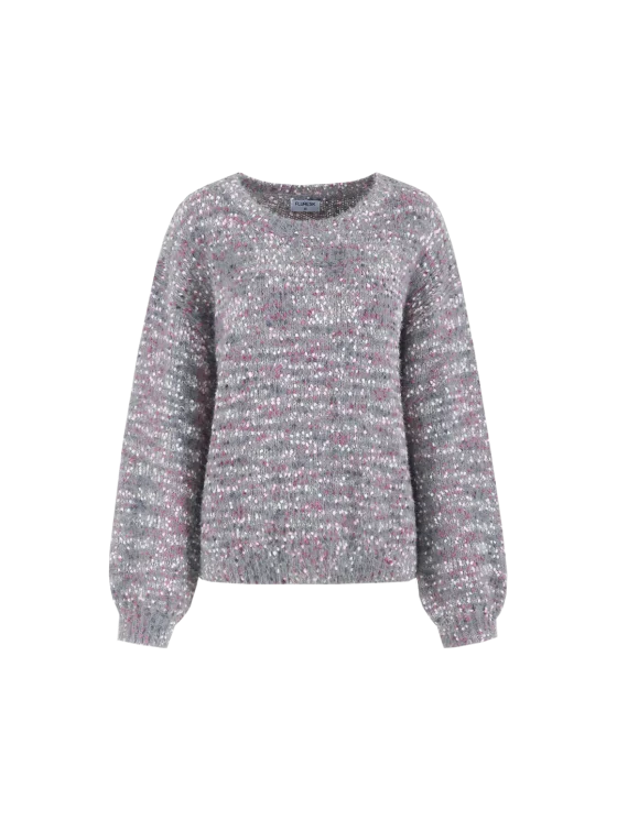 Fluresk Loraily Knit Sweater smoke - Afbeelding 4