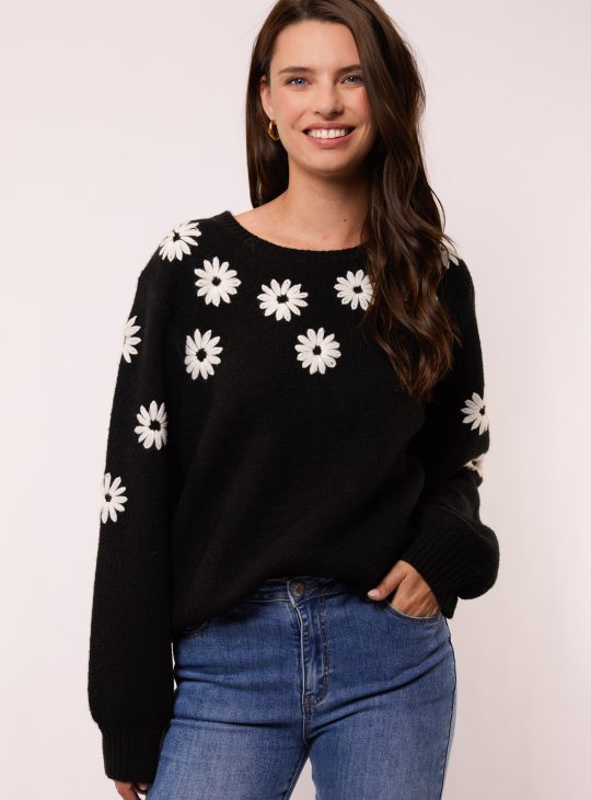 G-maxx Zaina Knitting Sweater zwart