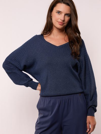 G-maxx Violetta Knitting Sweater dark night blue