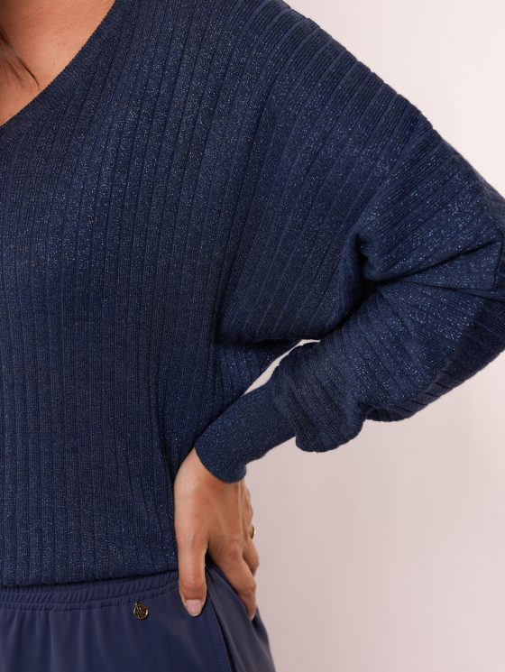 G-maxx Violetta Knitting Sweater dark night blue - Afbeelding 3