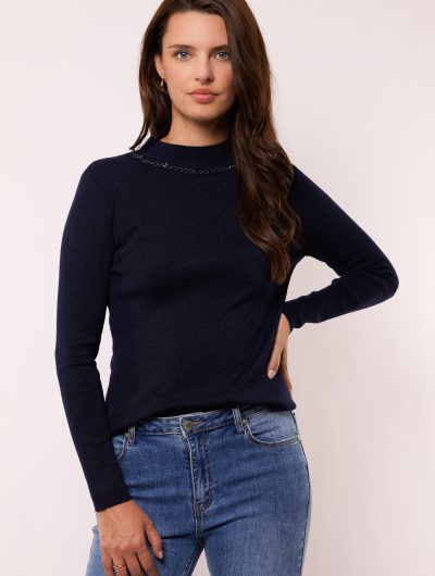G-maxx Kamille Knitting Top dark night blue