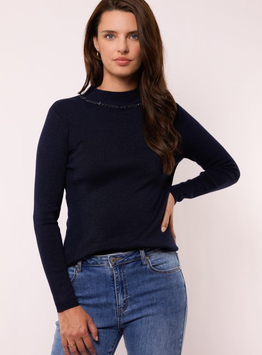 G-maxx Kamille Knitting Top dark night blue